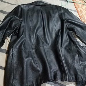 Lane Bryant Button Down Womens' Leather Jacket